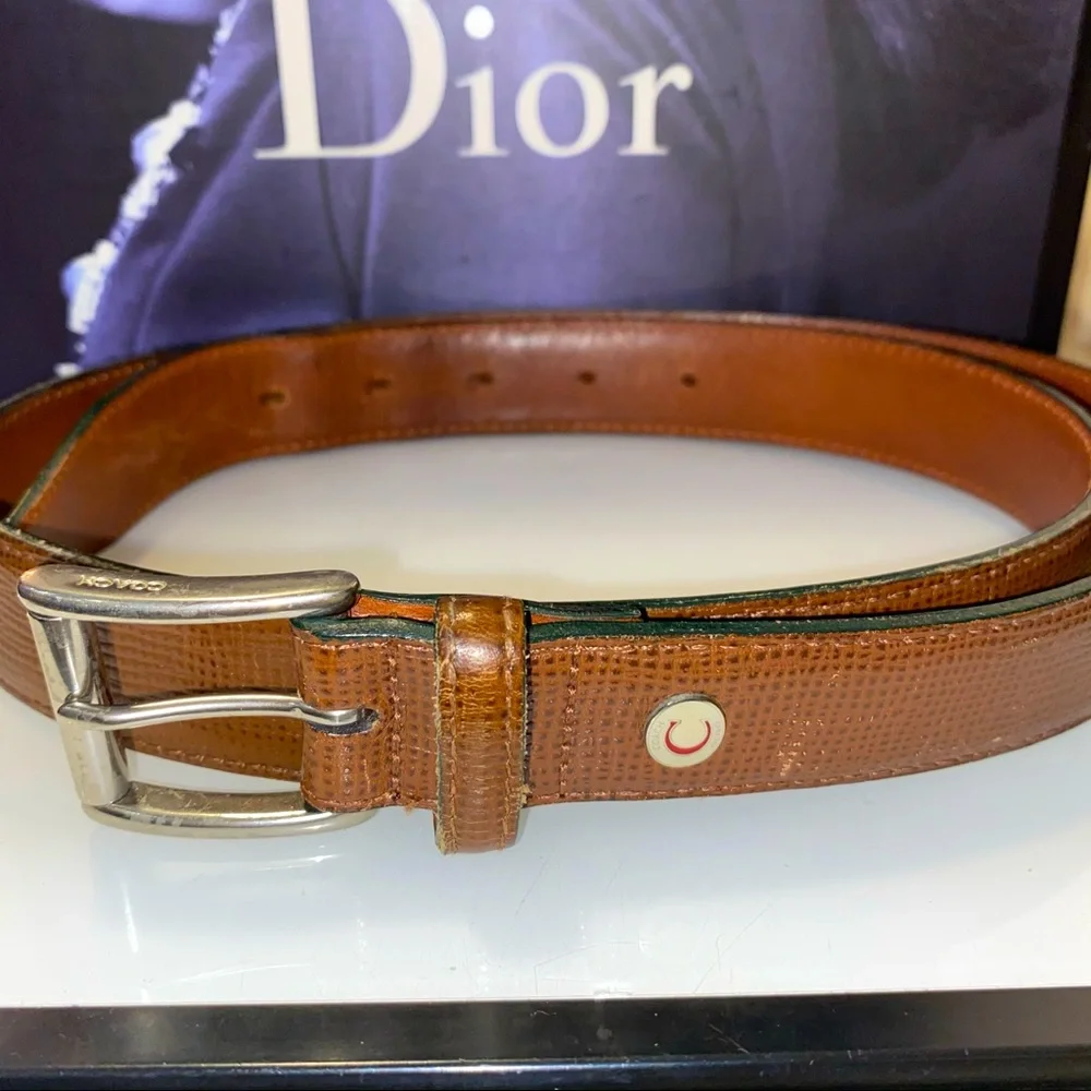 Vintage‎ Coach brown leather belt